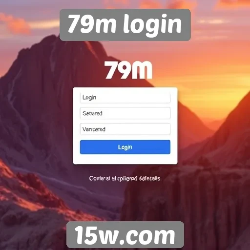 Análise das funcionalidades do site 79m login