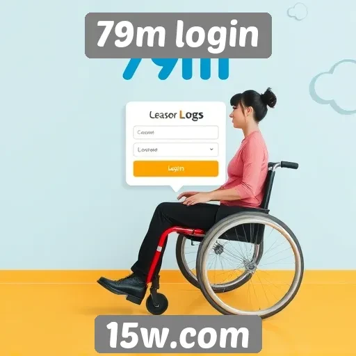 Login otimizado para acessibilidade no 79m